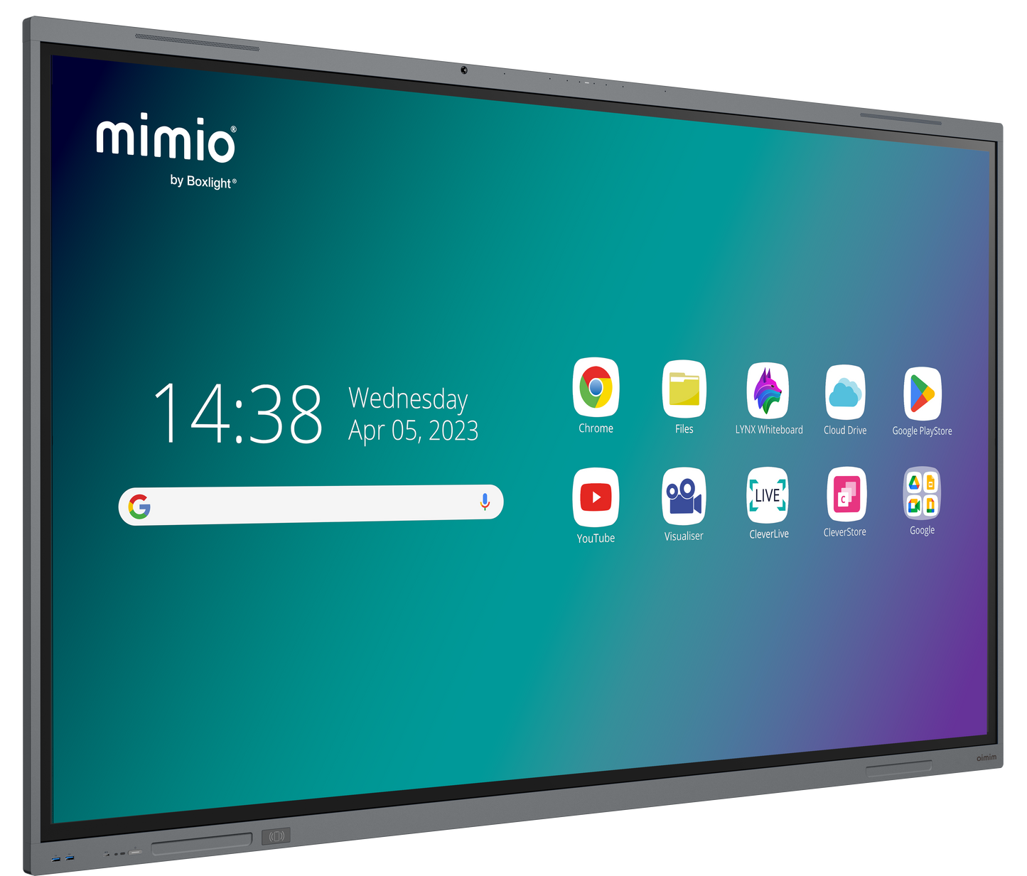 Mimio Pro-G Google EDLA Certified Interactive Display